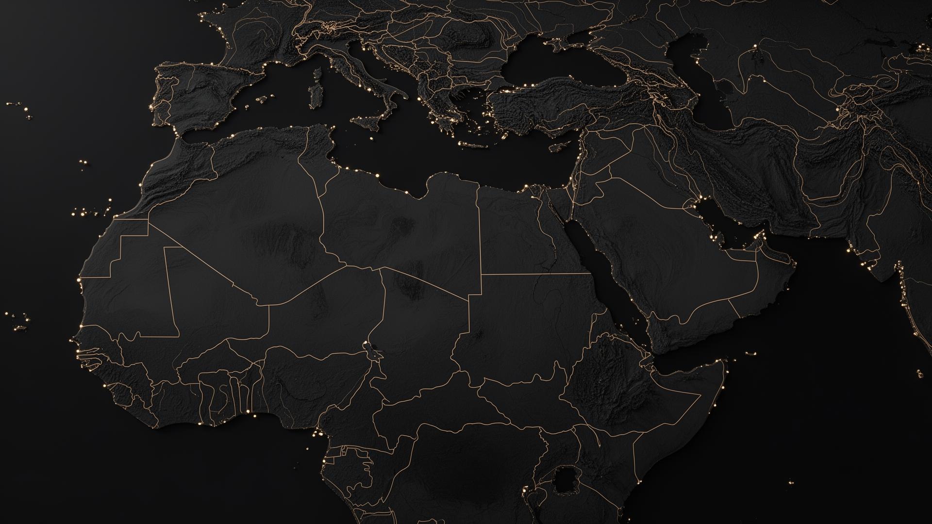 Strategic geography across the Middle East, Africa and Europe